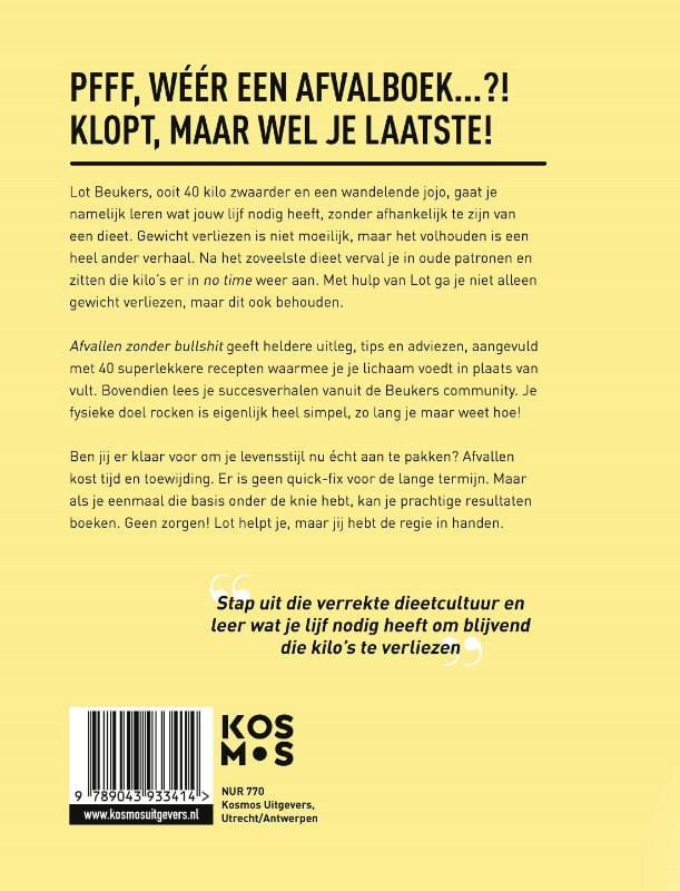 Lot Beukers; Afvallen zonder bullshit