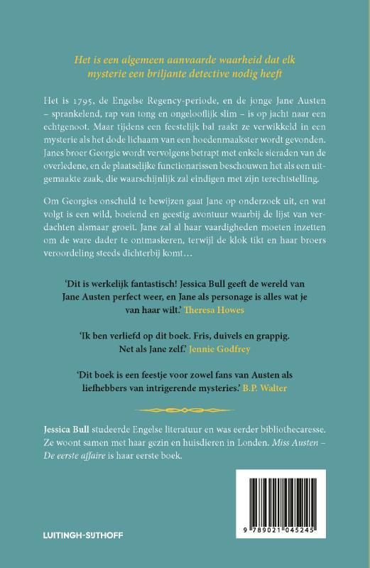 Jessica Bull; Miss Austen: De eerste affaire