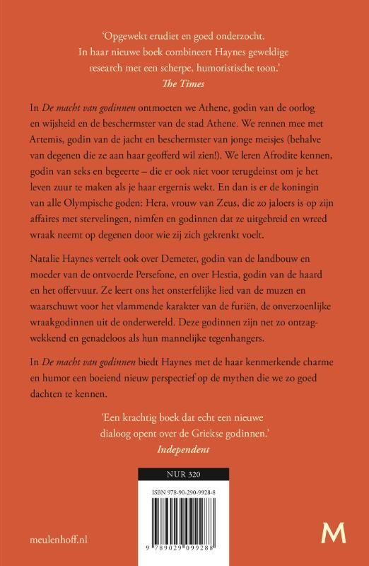 Natalie Haynes; De macht van godinnen
