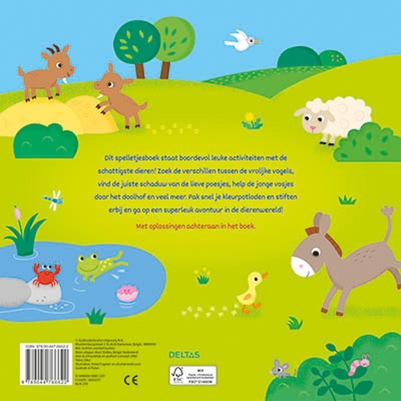 ZNU; Het leukste dieren spelletjesboek - 5-7 jaar