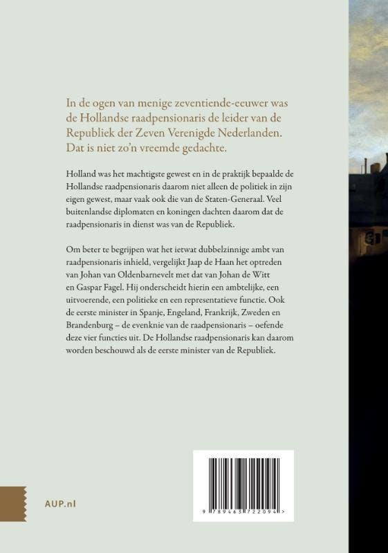 Jaap de Haan; De eerste minister van de Republiek