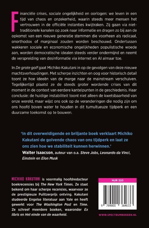 Michiko kakutani; De grote golf