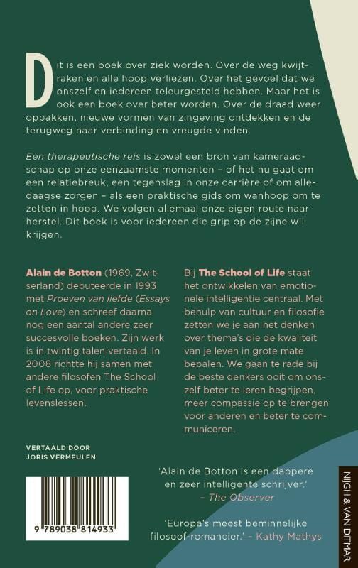 Alain de Botton; Een therapeutische reis