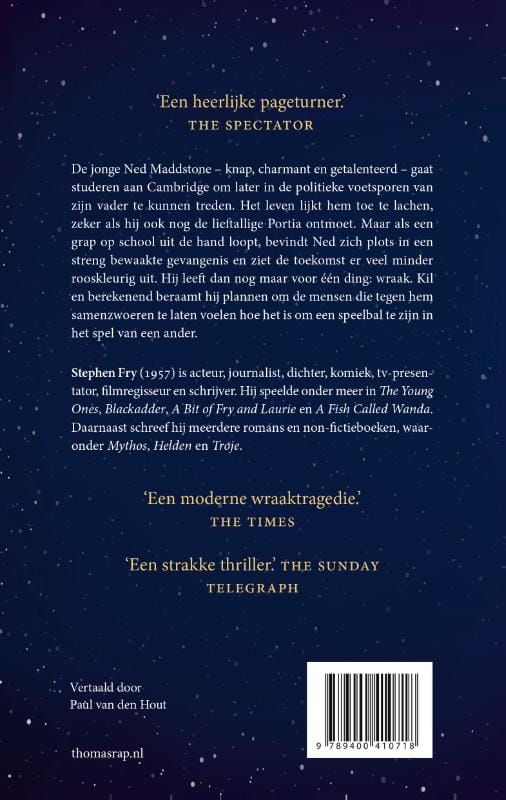 Stephen Fry; Speelbal van de goden