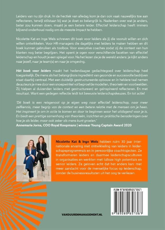 Nicolette Kat; Hét boek voor leiders