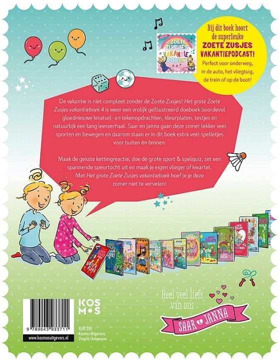 Hanneke de Zoete; Het grote Zoete Zusjes vakantieboek 4