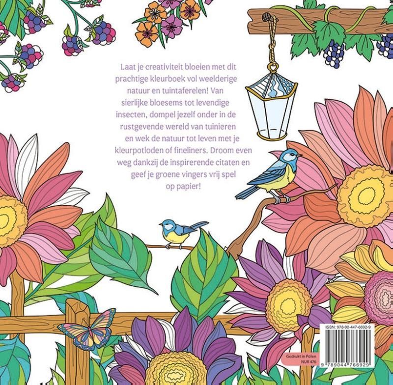 ZNU; Beautiful Gardens - Kleuren voor volwassenen