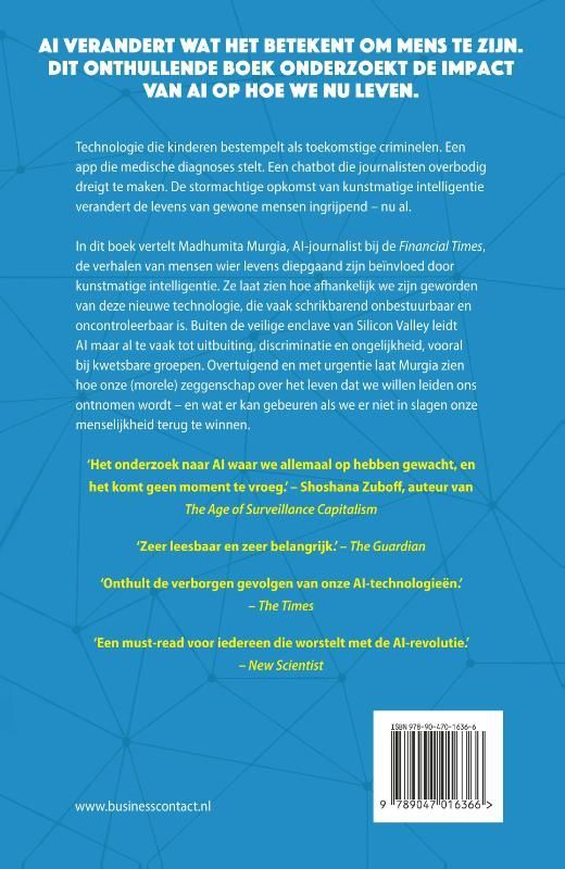 Madhumita Murgia; In de schaduw van AI