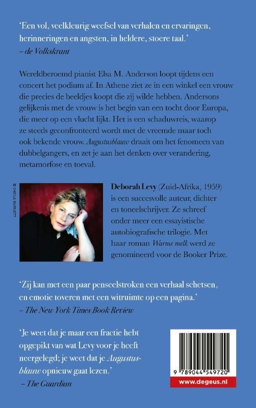 Deborah Levy; Augustusblauw