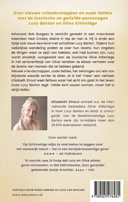 Elizabeth Strout; Vertel me alles