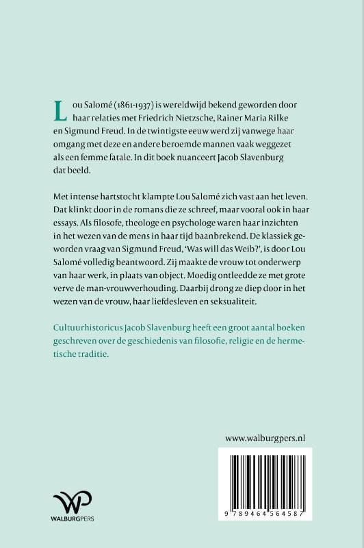 Jacob Slavenburg; Lou Salomé