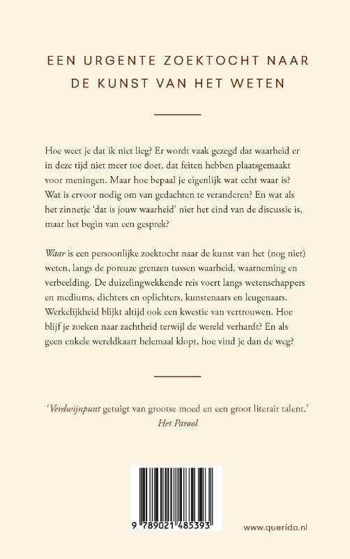 Wytske Versteeg; Waar