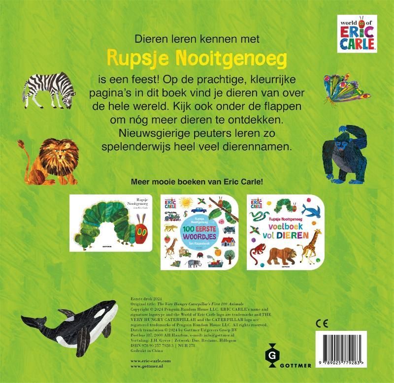 Eric Carle; 100 eerste dieren
