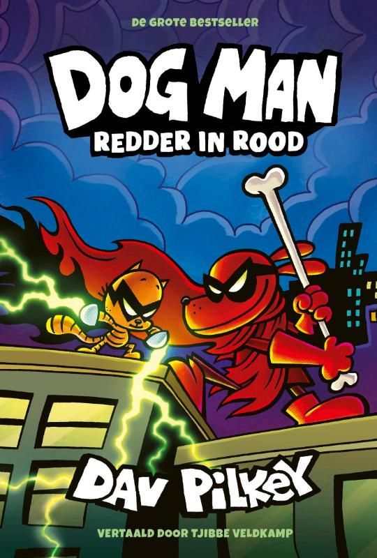 Dav Pilkey; Redder in rood