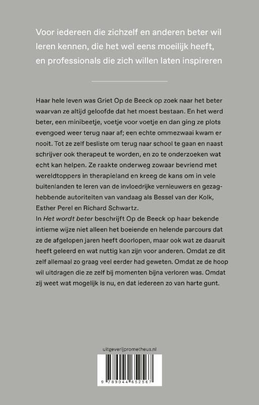 Griet Op de Beeck; Het wordt beter