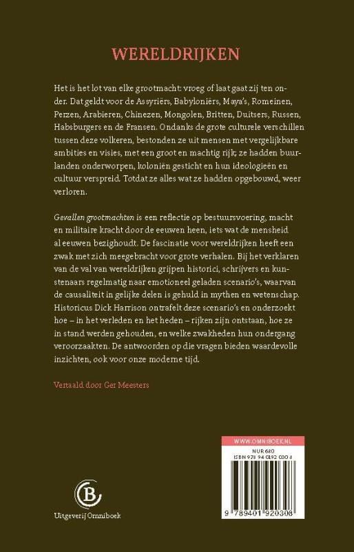 Dick Harrison Gevallen grootmachten