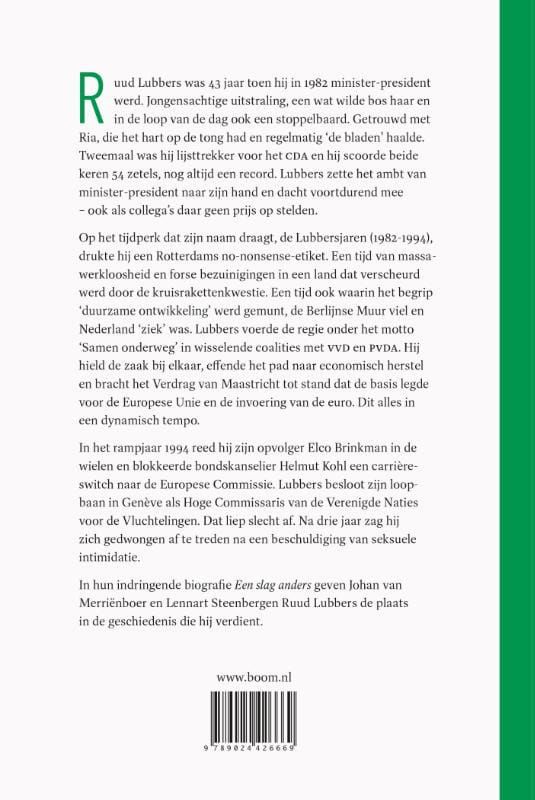 Johan van Merriënboer; Ruud Lubbers - biografie