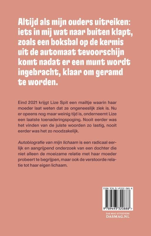 Lize Spit; Autobiografie van mijn lichaam