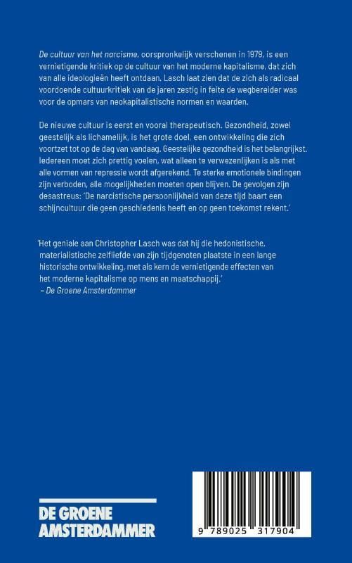 Christopher Lasch; De cultuur van het narcisme