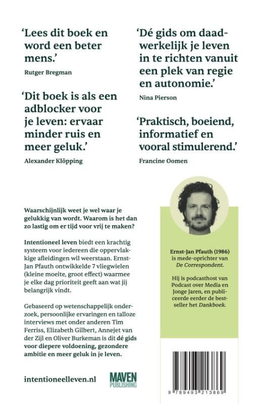 Ernst-Jan Pfauth; Intentioneel leven