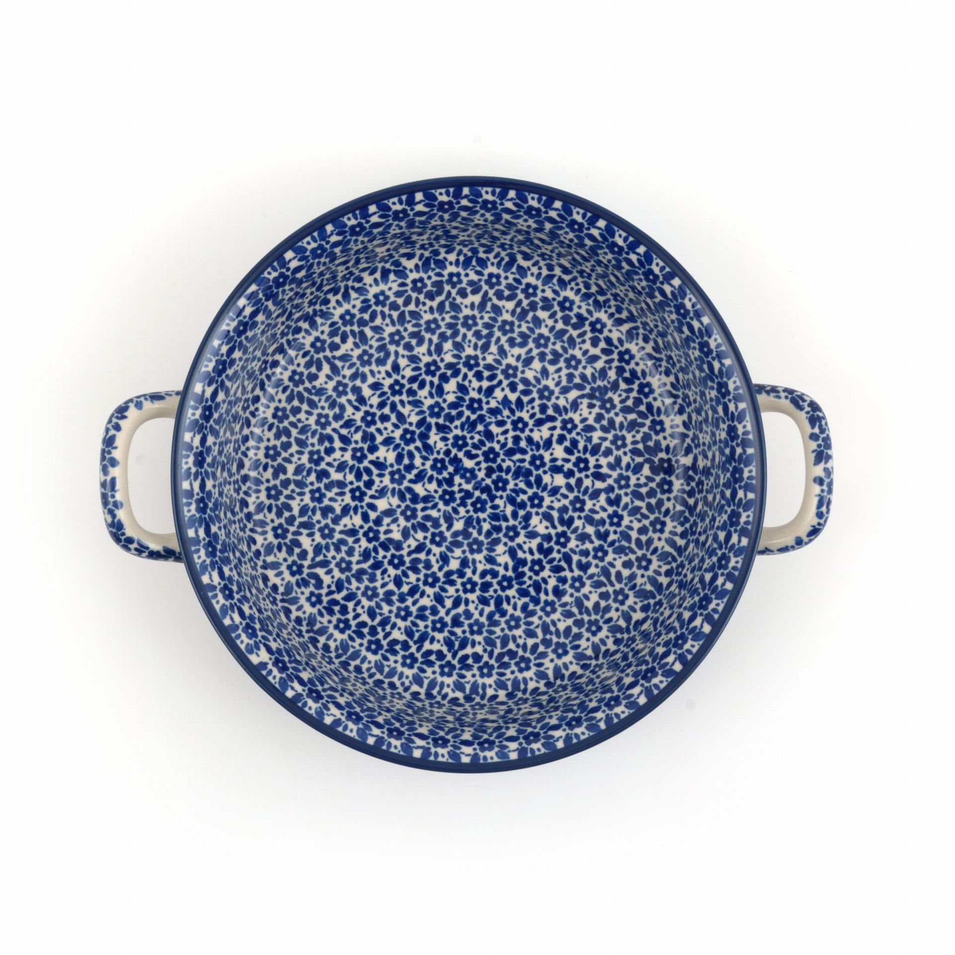 Bunzlau Castle Ovenschaal rond 1000 ml Indigo