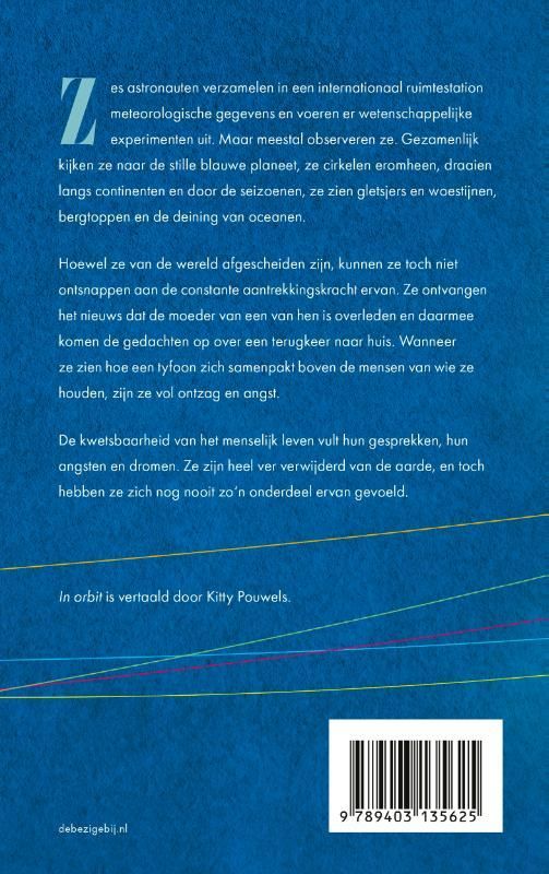 Samantha Harvey; In orbit