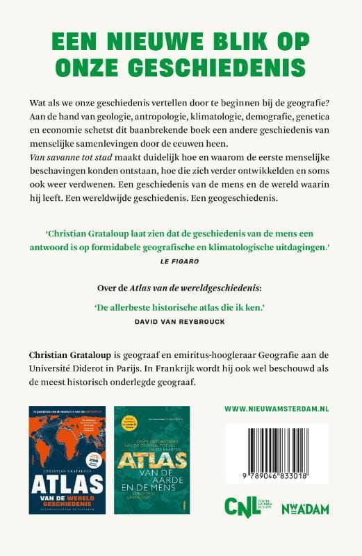 Christian Grataloup; Van Savanne tot stad
