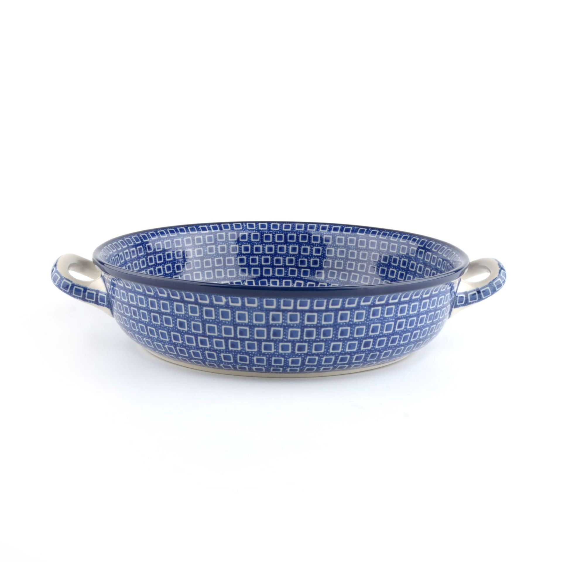 Bunzlau Castle Ovenschaal Rond 1980 ml Blue Diamond