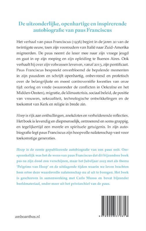 Paus Franciscus; Hoop