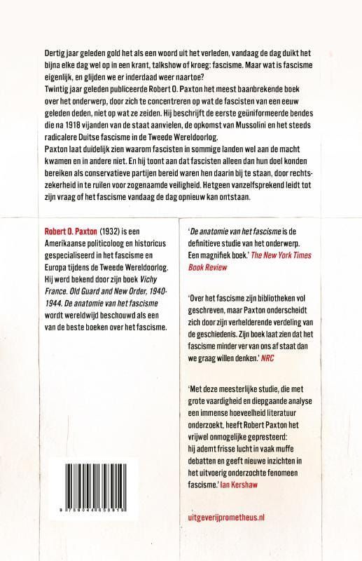 Robert O. Paxton; De anatomie van het fascisme
