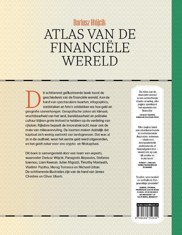 James Cheshire; Atlas van de financiële wereld