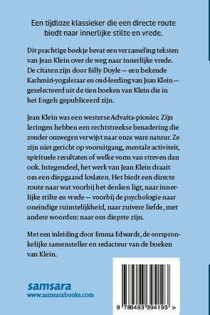 Jean Klein; Aanwezig in stilte