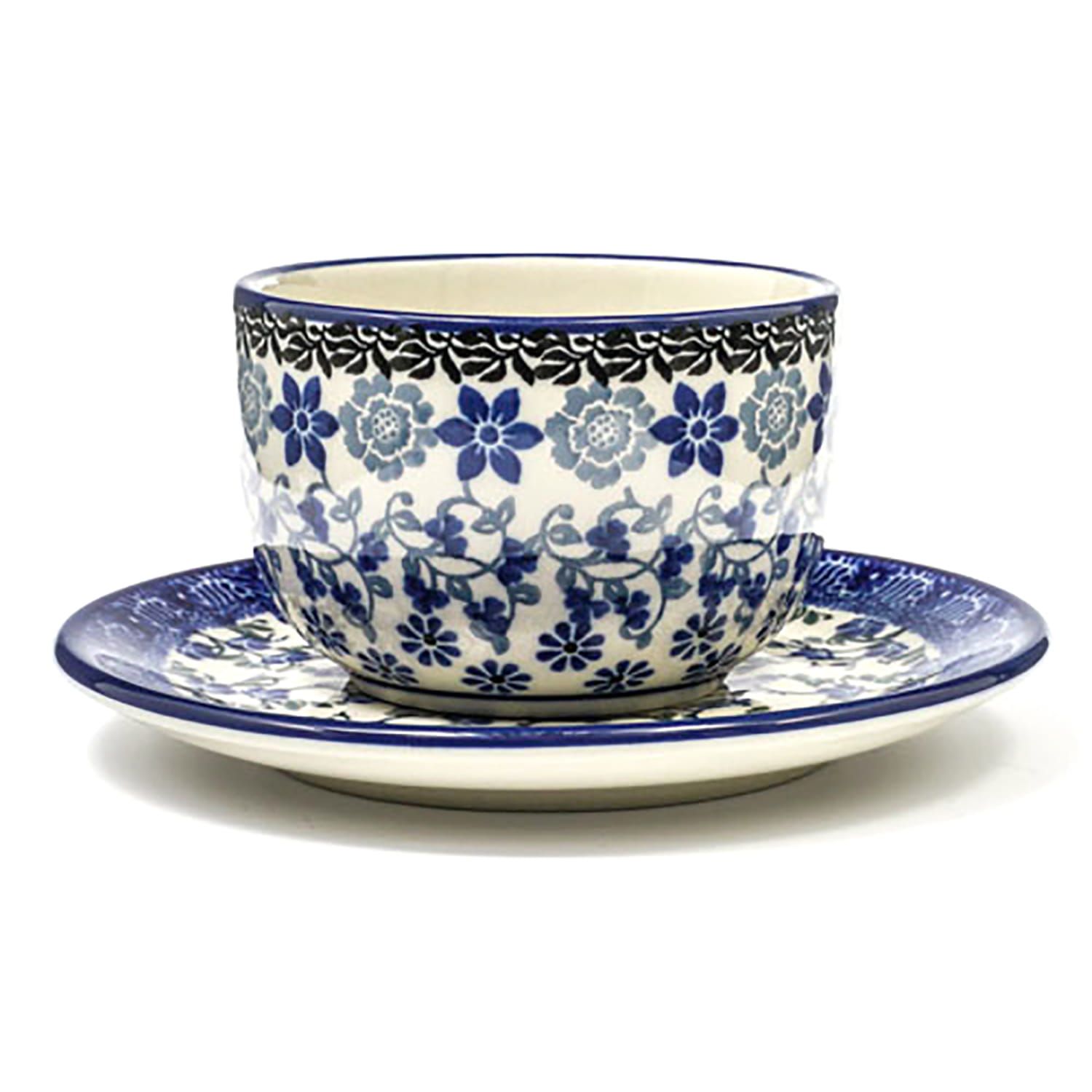 Bunzlau Castle Cup and Saucer 240 ml Belle Fleur
