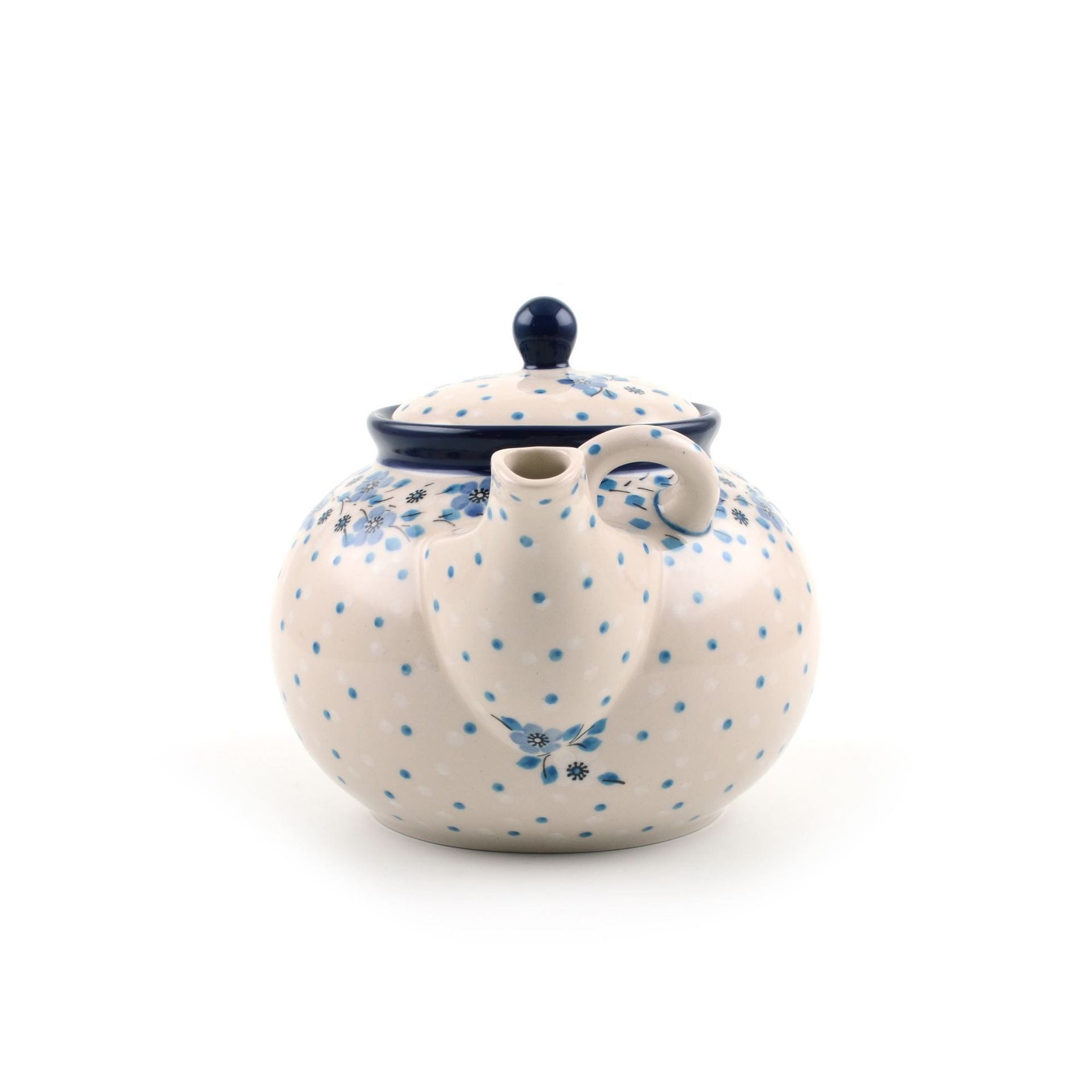 Bunzlau Castle Theepot 2000 ml Blue White Love