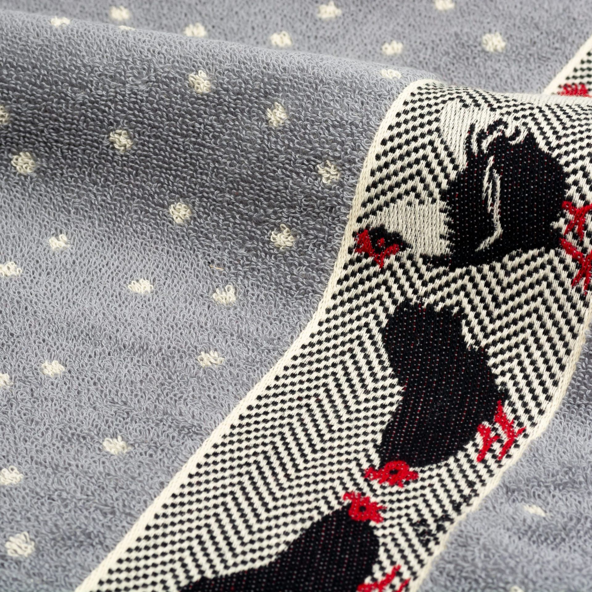 Bunzlau Castle Handdoek Chickens Grijs