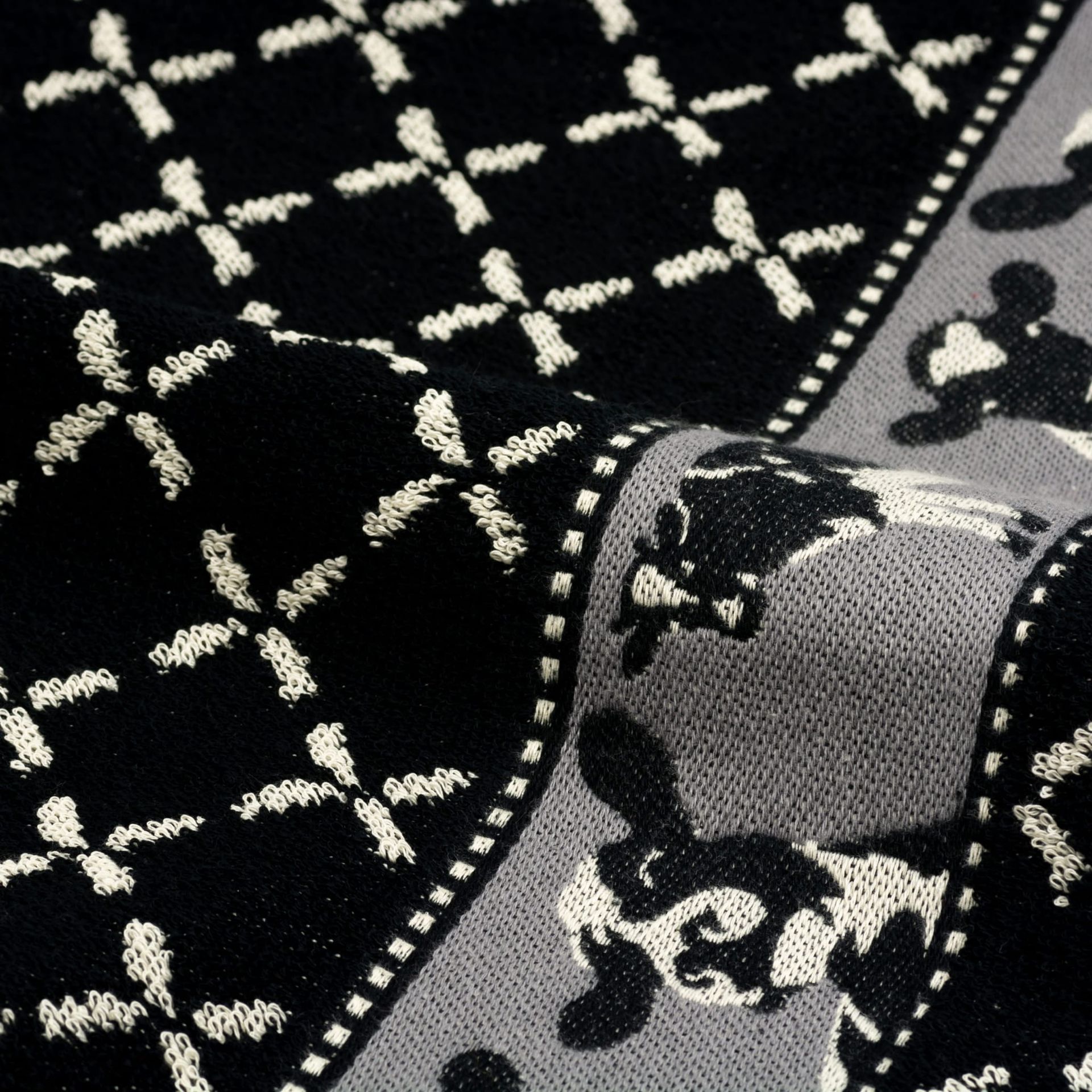 Bunzlau Castle Handdoek Cows Zwart