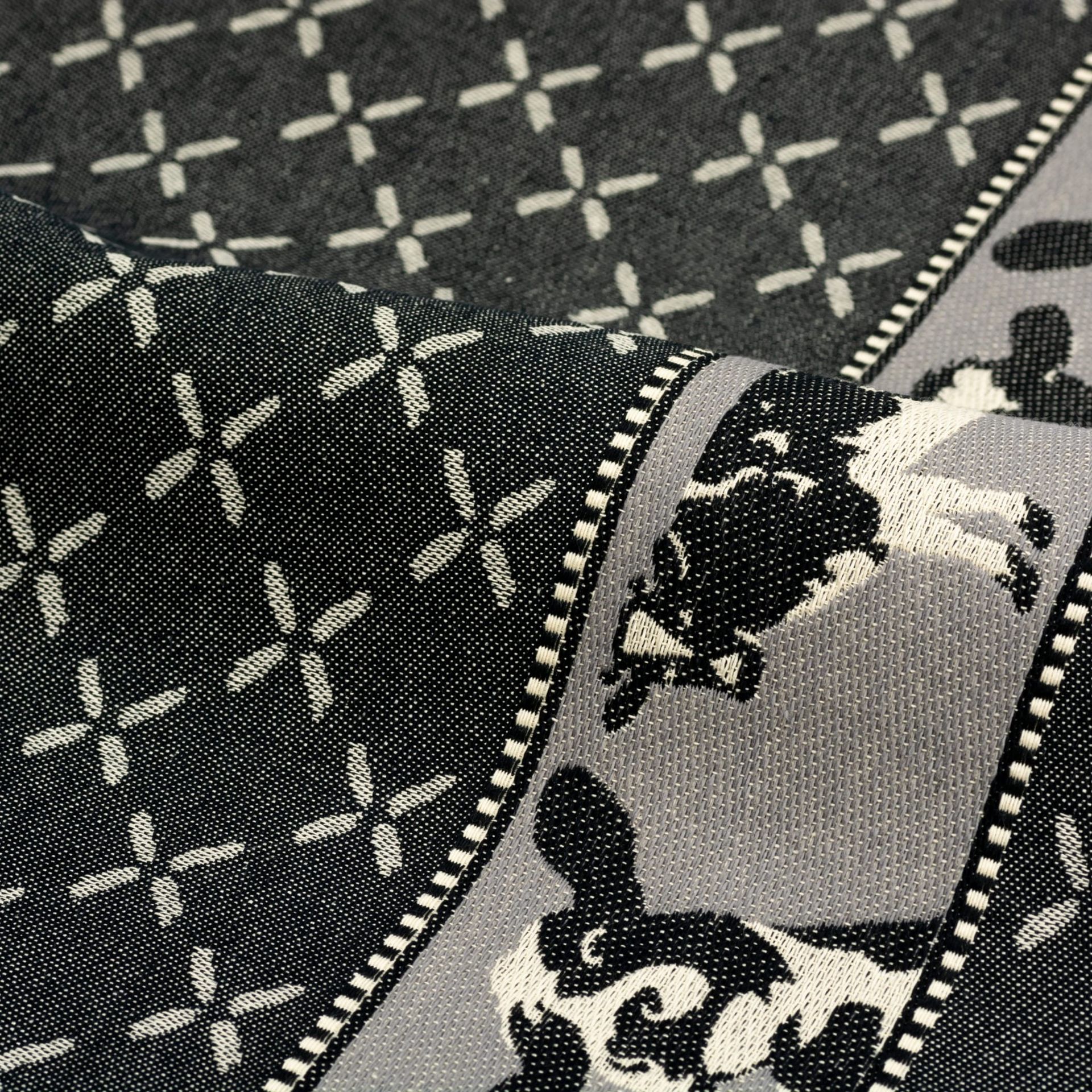 Bunzlau Castle Theedoek Cows Zwart