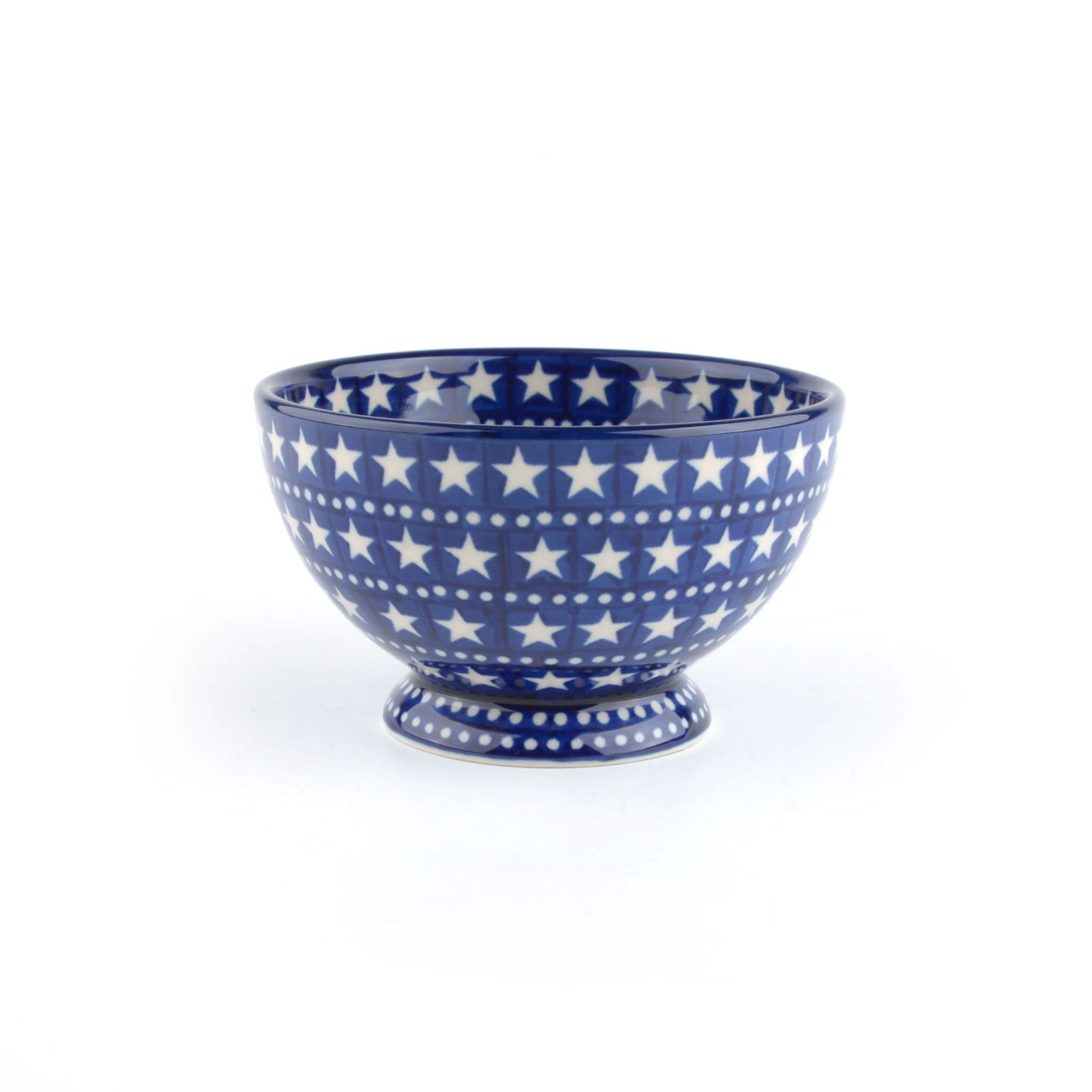 Bunzlau Castle Kom op voet 630 ml Blue Stars