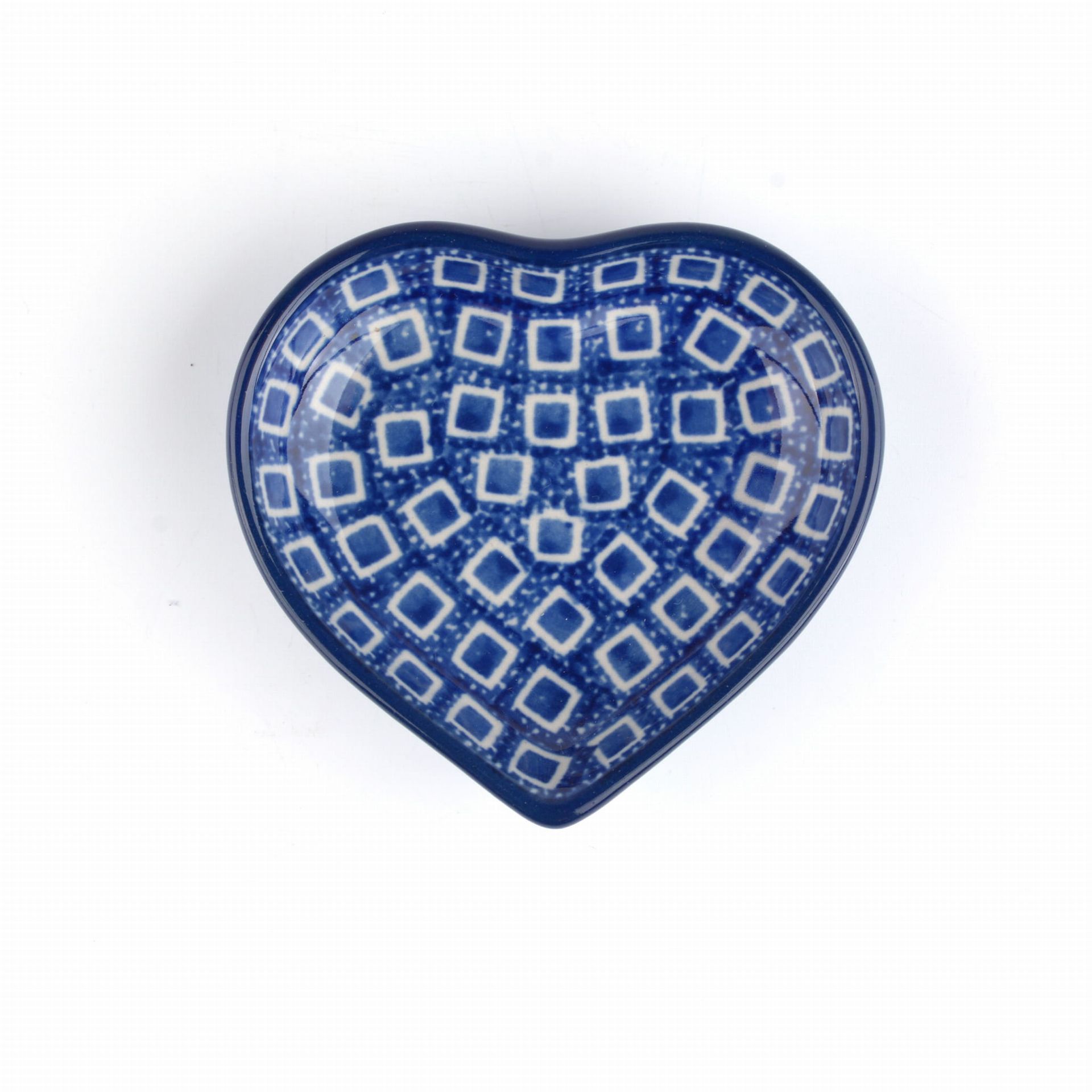 Bunzlau Castle Theetip Hart Blue Diamond