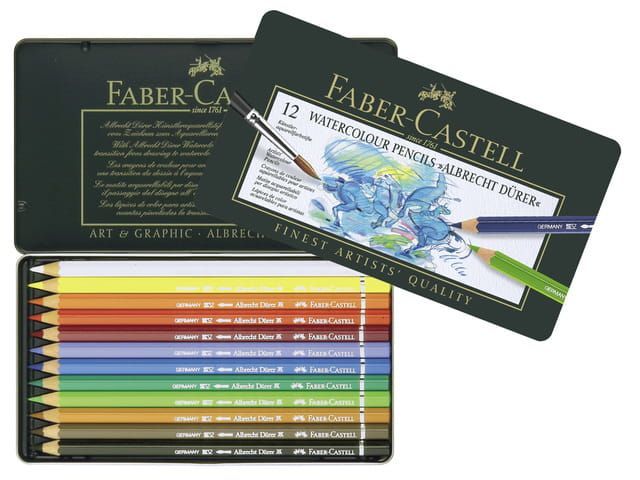 Faber-Castell - Aquarelpotloden Albrecht Dürer etui à 12 stuks