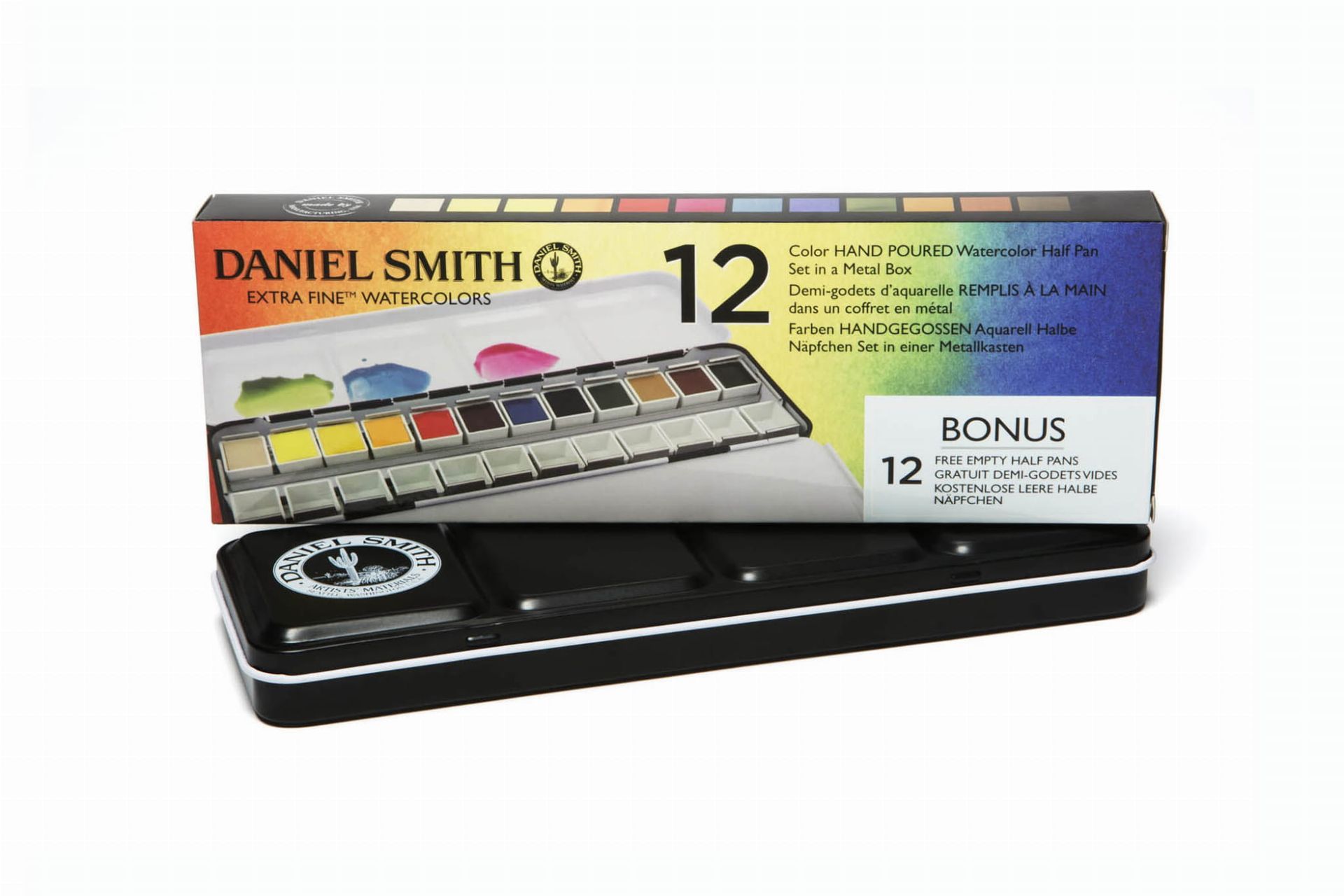 Daniel Smith; extra fine watercolours 12 halve napjes