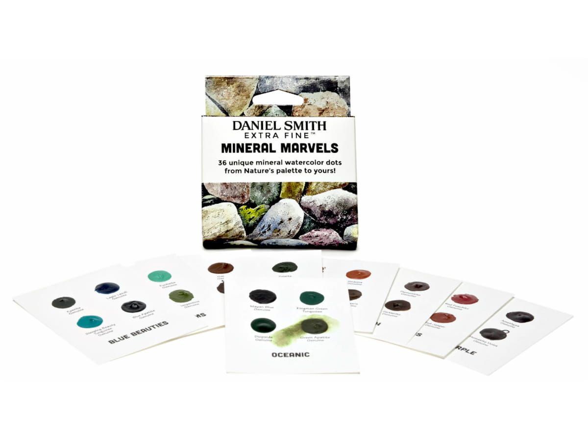 Daniel Smith; extra fine watercolour Mineral Marvels 36 dots