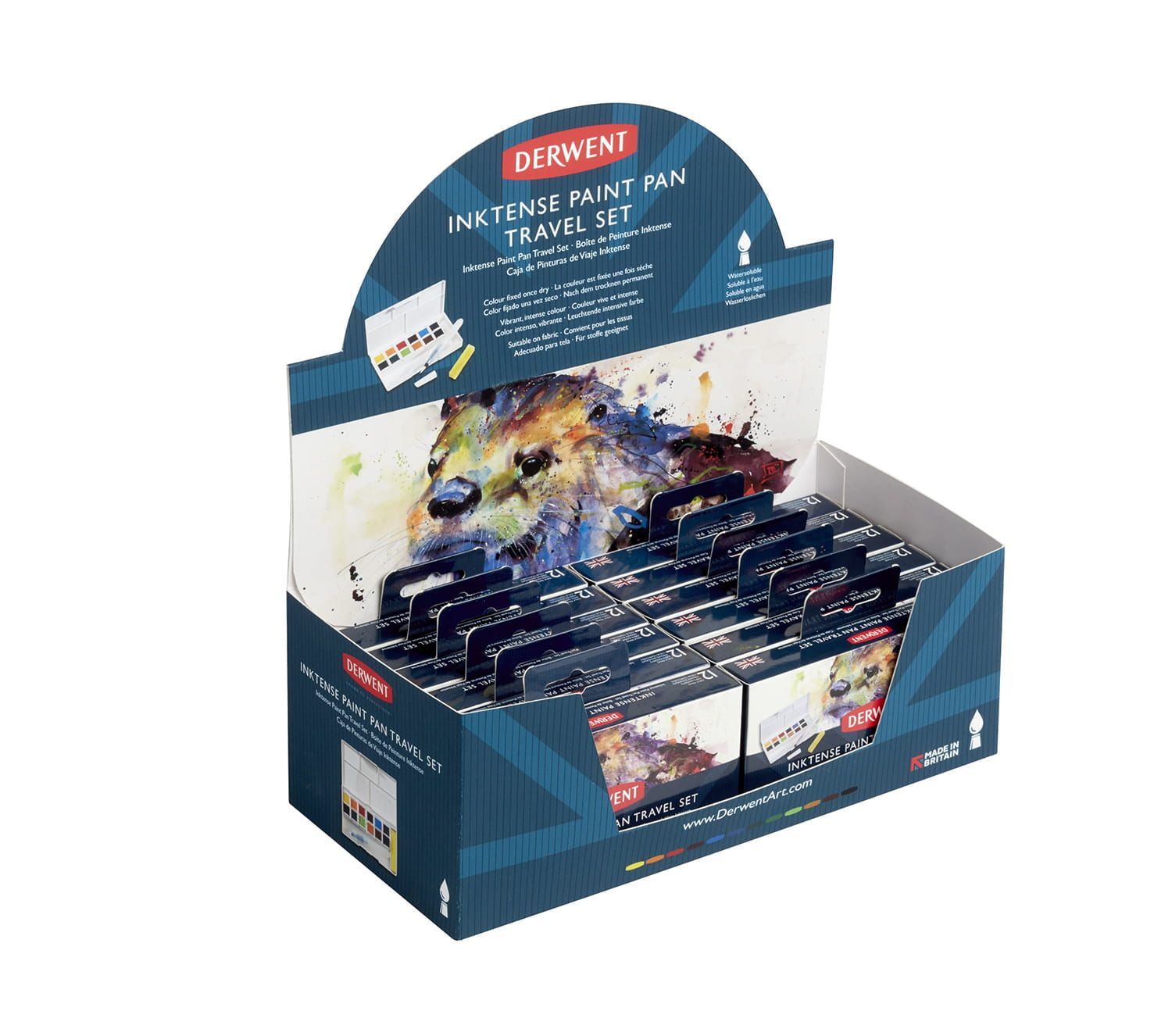 Derwent - Inktense Paint Pan Travel set palette #01