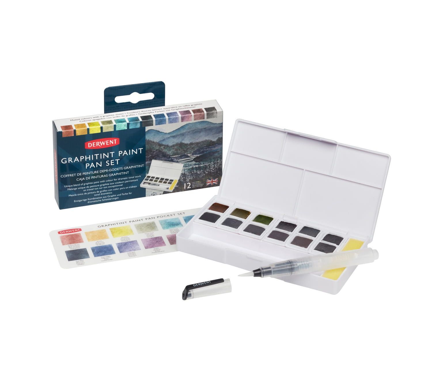 Derwent - Graphitint Paint Pan Set