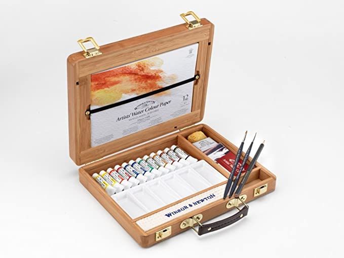 Winsor & Newton - Bamboo Box Tube Set