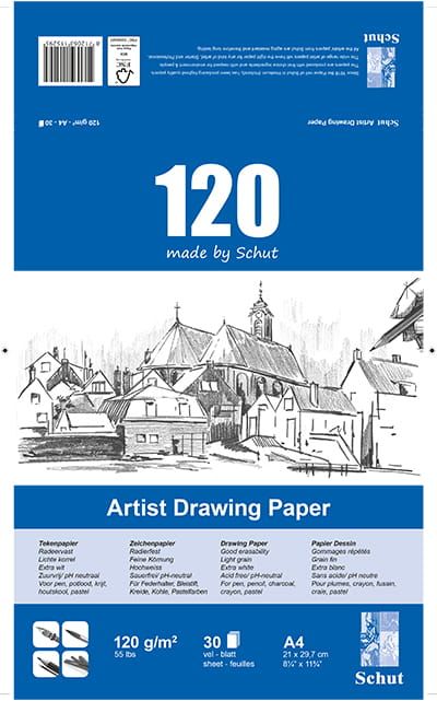 Schut Papier; Artist Drawing Paper A4 120 gram