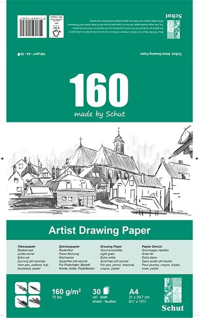 Schut Papier; Artist Drawing Paper A4 160 gram