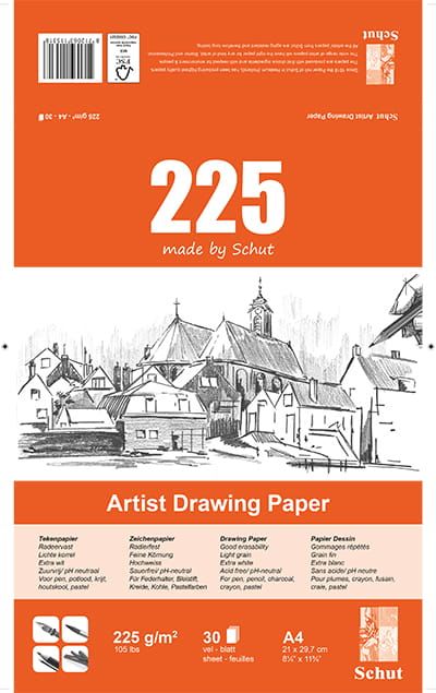 Schut Papier; Artist Drawing Paper A4 225 gram