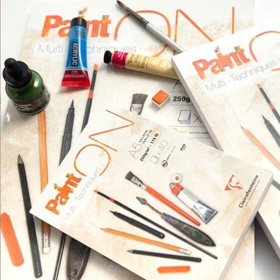 Clairefontaine Paint ON Multi - Techniques A4 Wit