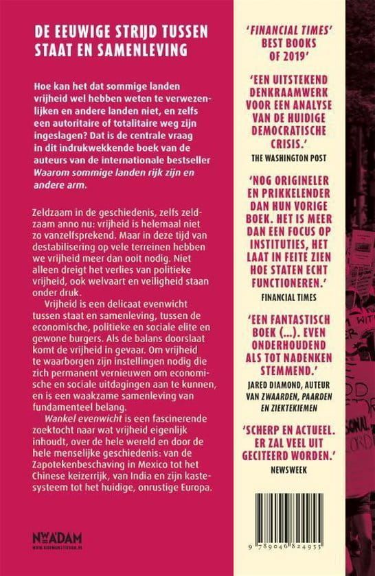 Daron Acemoglu; Wankel evenwicht (de eeuwige strijd tussen de staat en samenleving)